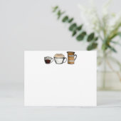 ontbijt, lunch en diner briefkaart (Staand voorkant)