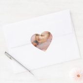 ONTBIJT MET BABY HART STICKER (Envelop)