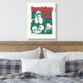 Ontbijt met Buddy Canvas Afdruk (Insitu (Slaapkamer))