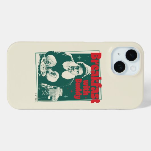 Ontbijt met Buddy Case-Mate iPhone Case (Achterkant (horizontaal))