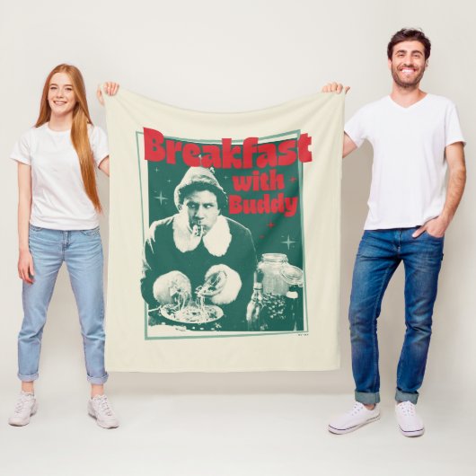 Ontbijt met Buddy Fleece Deken (In situ)