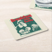 Ontbijt met Buddy Kartonnen Onderzetters (Schuin)