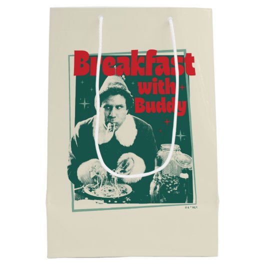 Ontbijt met Buddy Medium Cadeauzakje (Achterkant)