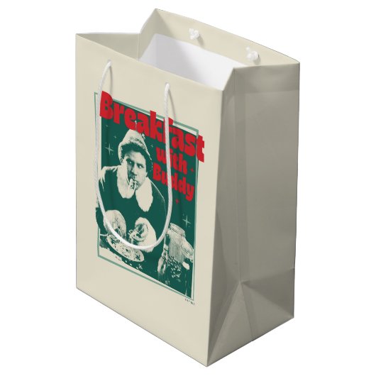 Ontbijt met Buddy Medium Cadeauzakje (Achterkant Gekanteld)