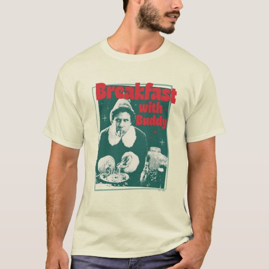 Ontbijt met Buddy T-shirt (Voorkant)