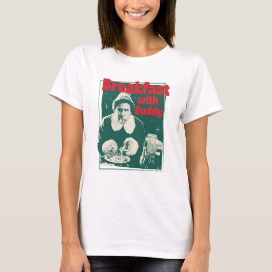 Ontbijt met Buddy T-shirt (Voorkant)