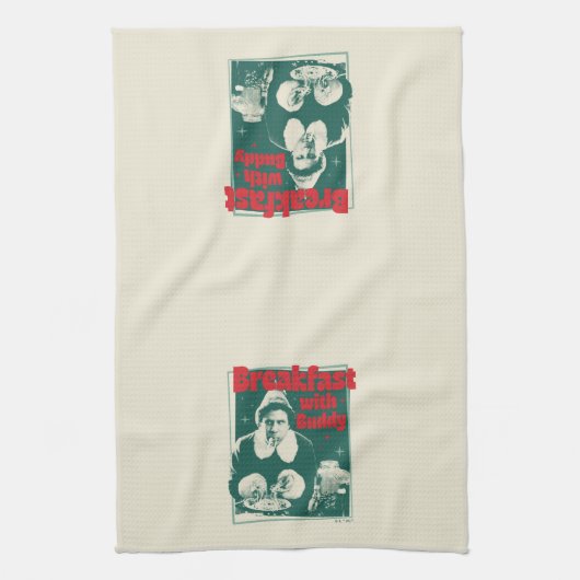 Ontbijt met Buddy Theedoek (Verticaal)