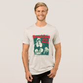 Ontbijt met Buddy Tri-Blend Shirt (Voorkant volledig)