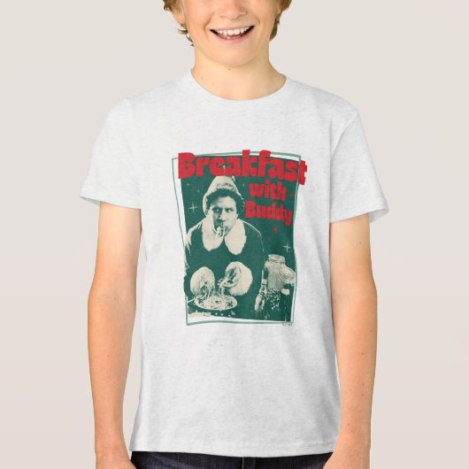 Ontbijt met Buddy Tri-Blend Shirt (Voorkant)