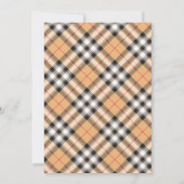 Ontbijt met de kerstuitnodiging kaart (Achterkant)