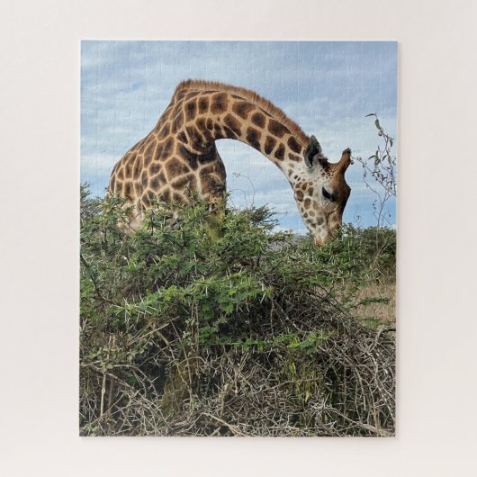 Ontbijt met een Giraffe Legpuzzel (Verticaal)