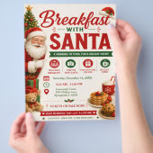 Ontbijt met Kerstman Flyer (Hand)