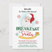 Ontbijt met Kerstmis Uitnodiging (Voorkant)