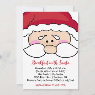 Ontbijt met Kerstmis Uitnodiging