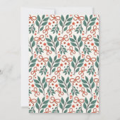 Ontbijt met Santa Christmas Kind Verjaardagsfoto Kaart (Achterkant)