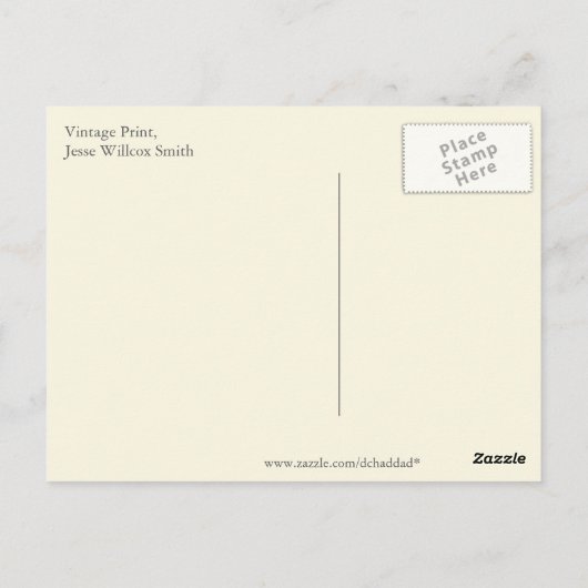 Ontbijt met Teddy Bear Briefkaart (Achterkant)