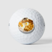 Ontbijt met wafels golfballen (Voorkant)