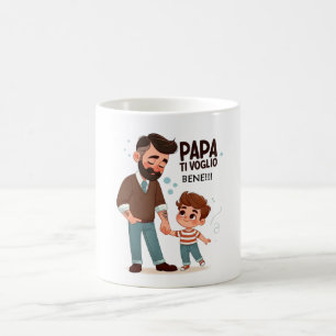 Ontbijt mok gewijd aan papa