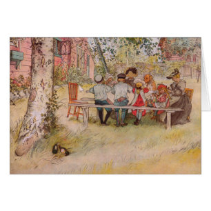 Ontbijt onder de Big Birch door Carl Larsson