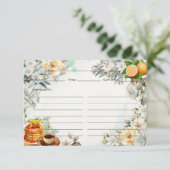 Ontbijt op bed Recept Kaart (Staand voorkant)