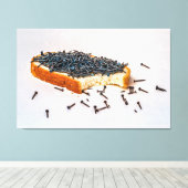 Ontbijt op yoga school canvas afdruk (Insitu (Houten vloer))