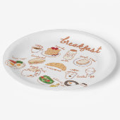 Ontbijt Papieren Bordje (Gekanteld)