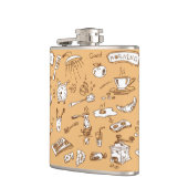 Ontbijt patroon 2 heupfles (Links)