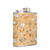 Ontbijt patroon 2 heupfles (Rechts)