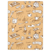 Ontbijt patroon 2 klembord (Achterkant)