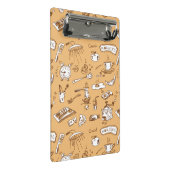 Ontbijt patroon 2 mini klembord (Schuin)