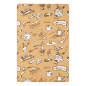 Ontbijt patroon 2 mini klembord (Achterkant)