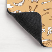 Ontbijt patroon 2 muismat (Hoek)