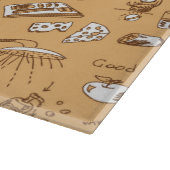 Ontbijt patroon 2 snijplank (Hoek)