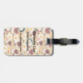 Ontbijt patroon 3 bagagelabel (Achterkant horizontaal)