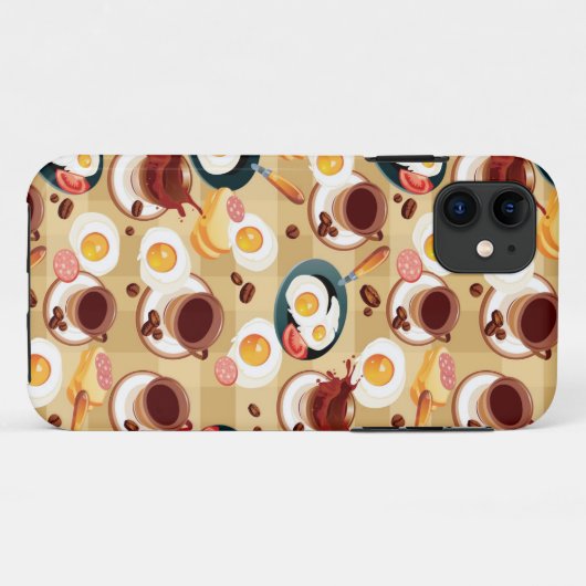 Ontbijt patroon 3 Case-Mate iPhone case (Achterkant (horizontaal))