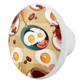 Ontbijt patroon 3 keramische knop (Rechts)