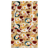 Ontbijt patroon 3 klein cadeauzakje (Voorkant)