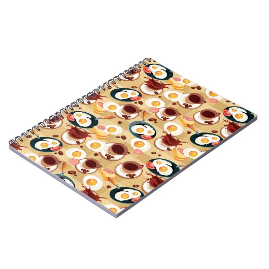 Ontbijt patroon 3 notitieboek (Linkerzijde)