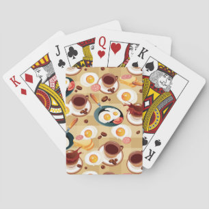 Ontbijt patroon 3 pokerkaarten