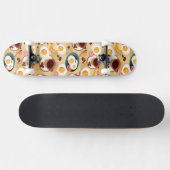Ontbijt patroon 3 skateboard (Horizontaal)