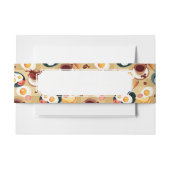 Ontbijt patroon 3 uitnodigingen wikkel (Voorkant Voorbeeld)