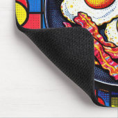 Ontbijt Pop Art Muismat (Hoek)