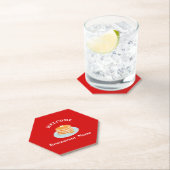 Ontbijt restaurant welkom bakkerij Gepersonaliseer Kartonnen Onderzetters (Insitu)