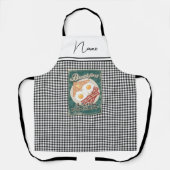 Ontbijt Retro Schort (Voorkant)