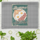 Ontbijt Retro Theedoek (Gevouwen)