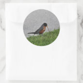 Ontbijt Ronde Sticker (Tas)