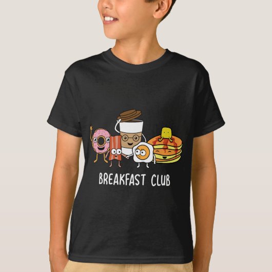 Ontbijt Schattige Kawaii Bfast Club Parodie Funny  T-shirt (Voorkant)