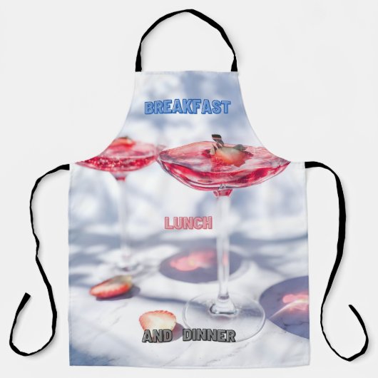 Ontbijt Schort, lunch en binnenste Schort (Voorkant)