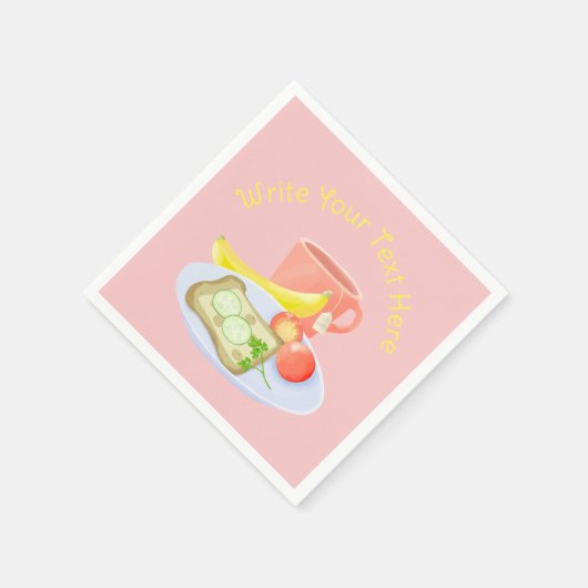 Ontbijt Servet (Hoek)