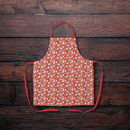 Ontbijt smoothies en rood fruit schort